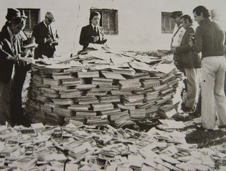 La dictadura cívico militar y las quemas de libros en la Argentina