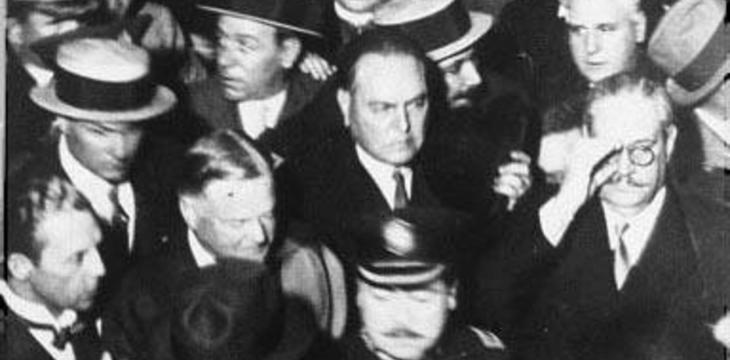 Hip&oacute;lito Yrigoyen, el d&iacute;a del golpe militar.