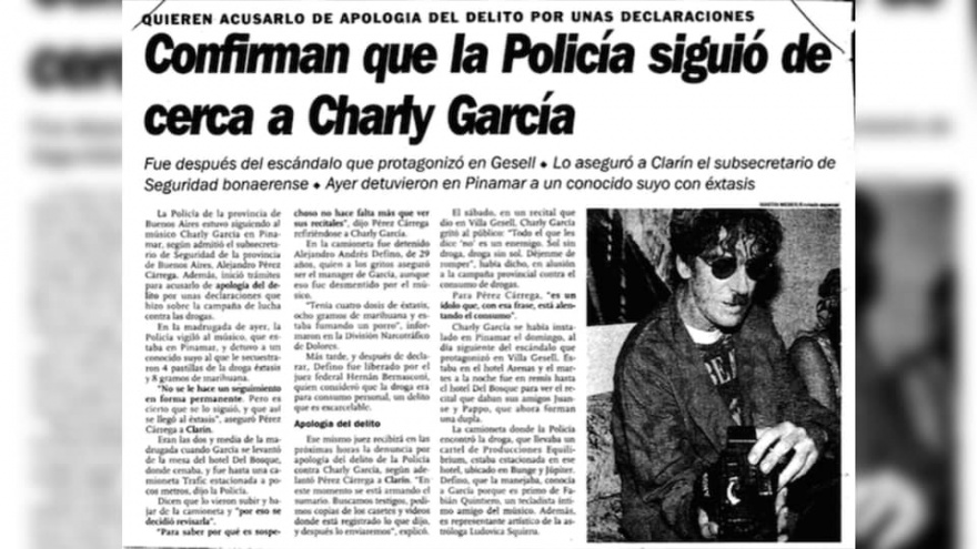 23 años de una polémica ridícula: Charly García y las drogas sin sol