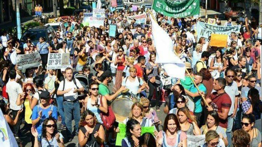 Repudiaron la “presencia oportunista” de Alejandro Finocchiaro en La Matanza