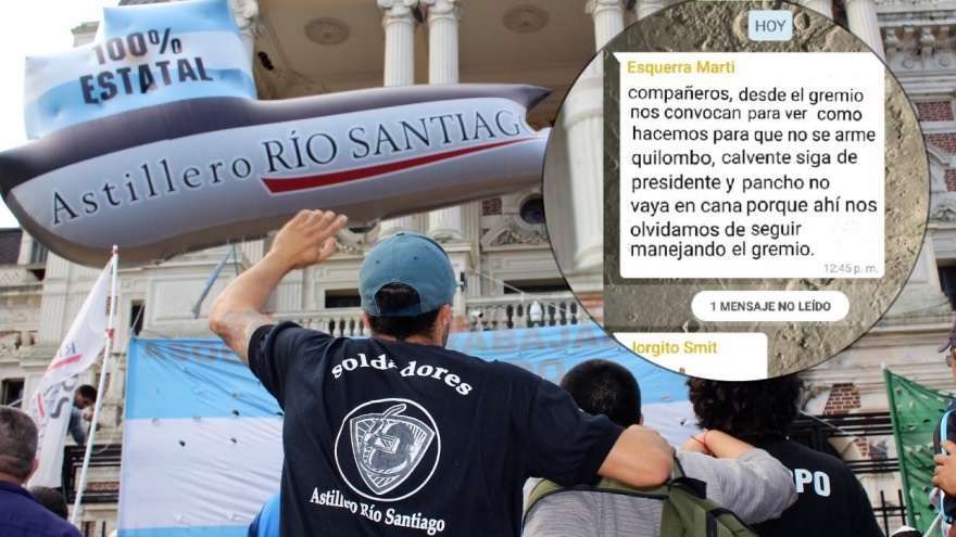 Escrachado por WhatsApp: La CCC de Astillero acordó con Calvente y “Pancho” Banegas