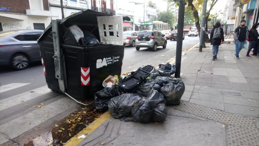 Responsabilizan al gobierno porteño por la basura tirada en toda la Ciudad