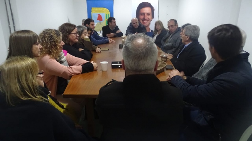 El cegetista Carlos Acuña visitó San Vicente para apoyar la candidatura de Mantegazza