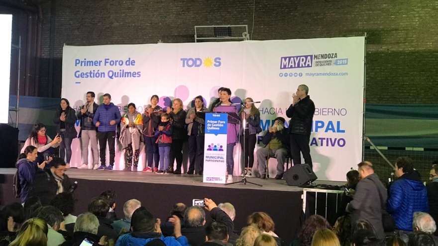 Mayra Mendoza encabezó el primer Foro de Gestión apuntalando la unidad peronista