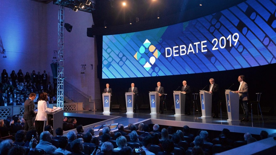 Debate presidencial 2019: Alberto Fernández arrancó ganando y Espert desplazó a Lavagna