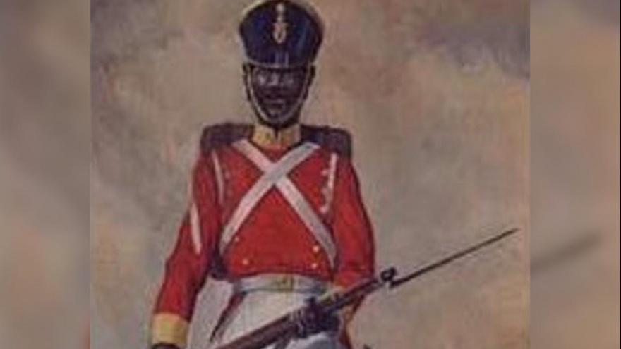 Juan Bautista Cabral, soldado, zambo y heróico