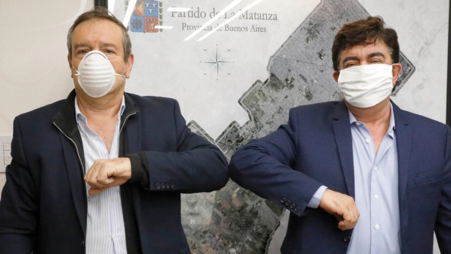 La Matanza: Espinoza y Saredi se unen para luchar contra la pandemia