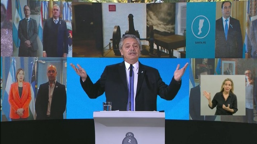 El gobierno nacional lanzó un nuevo plan de obras públicas "para afrontar la pandemia"