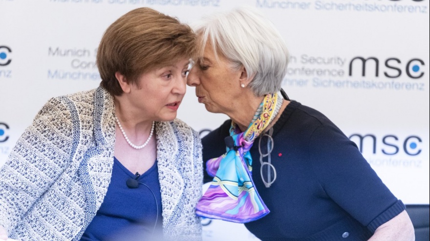 Para Alberto, la política del FMI es Kristalina