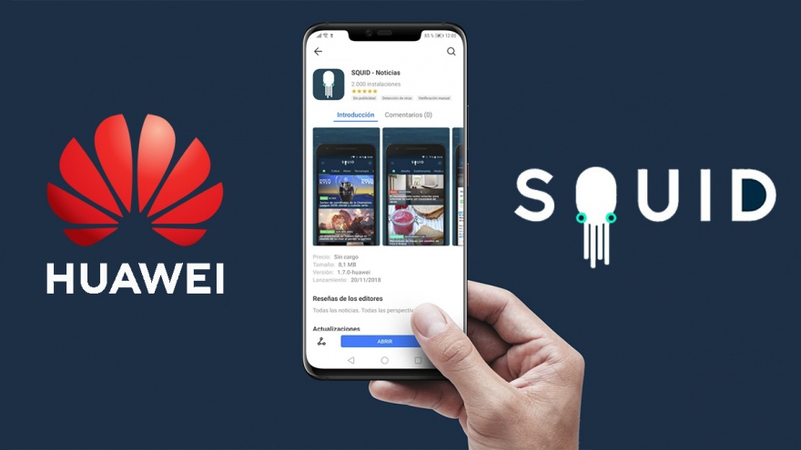 SQUID y Asistente Huawei lanzan el mejor servicio inteligente de noticias