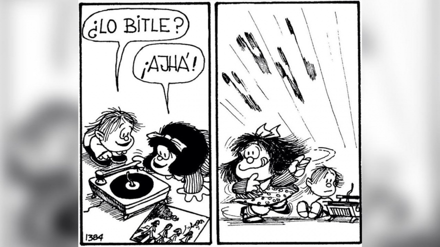 Quino y su fanatismo por Los Beatles, a través de Mafalda