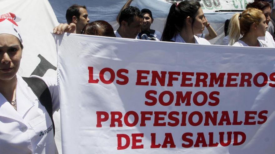 Enfermeros contra Larreta: “El PBI de la Ciudad es el más alto del país y nos pagan 41 pesos la hora”