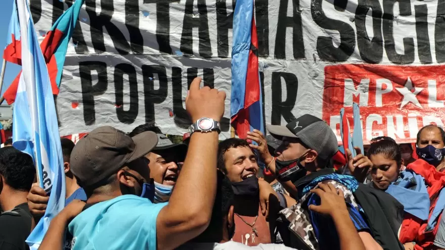Encuentro nacional de dirigentes del Movimiento Popular la Dignidad