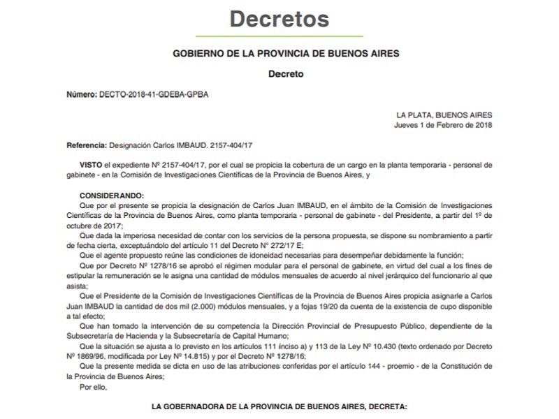 Acomodos insólitos: La Provincia designó en el gabinete de la CIC a un directivo de Ferrobaires