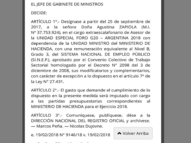 Preocupante: La “experta asesora” de Argentina en el G-20 tiene 25 años y se recibió hace un año