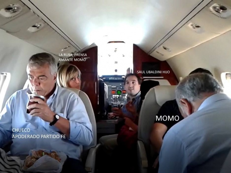 Lo que el “Momo” siempre ocultó: Aparecen videos y fotos de su lujoso avión privado