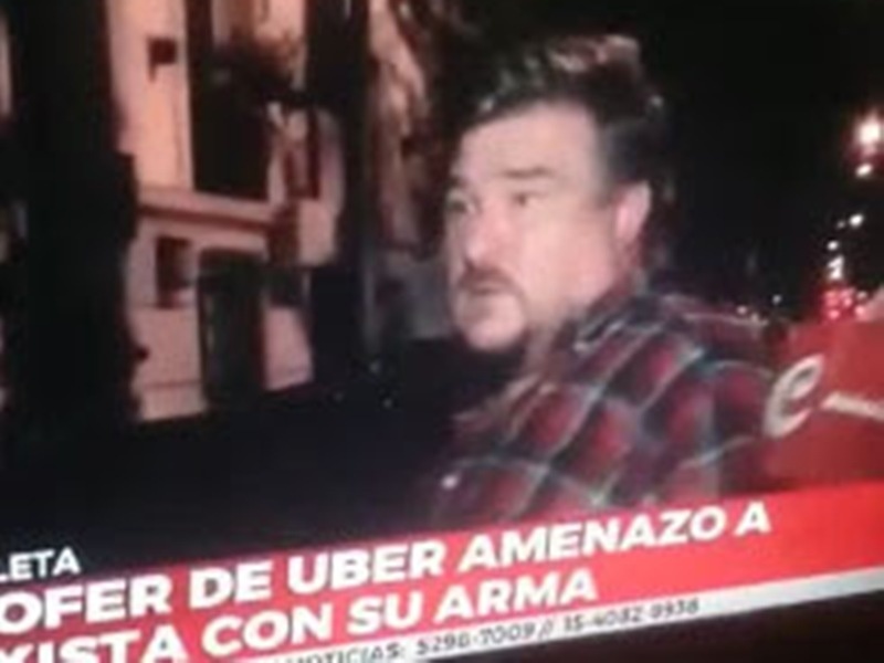 Lanús: Secretario de Seguridad amenazó a taxista pero se hizo pasar por chofer de Uber en TV