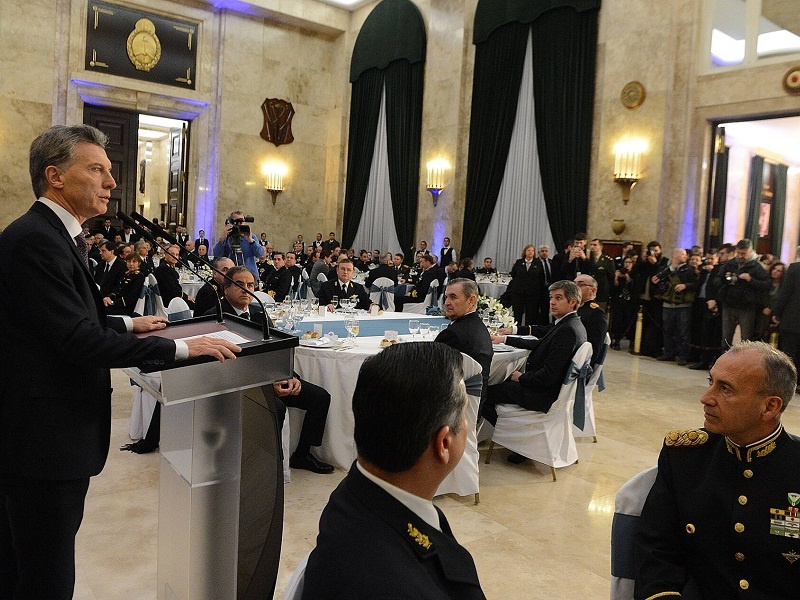 Las Fuerzas Armadas organizan un boicot a Mauricio Macri en la Cena Anual de Camaradería
