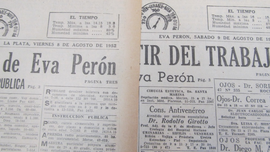 Los nombres de La Plata: Desde Rivadavia a Eva Perón