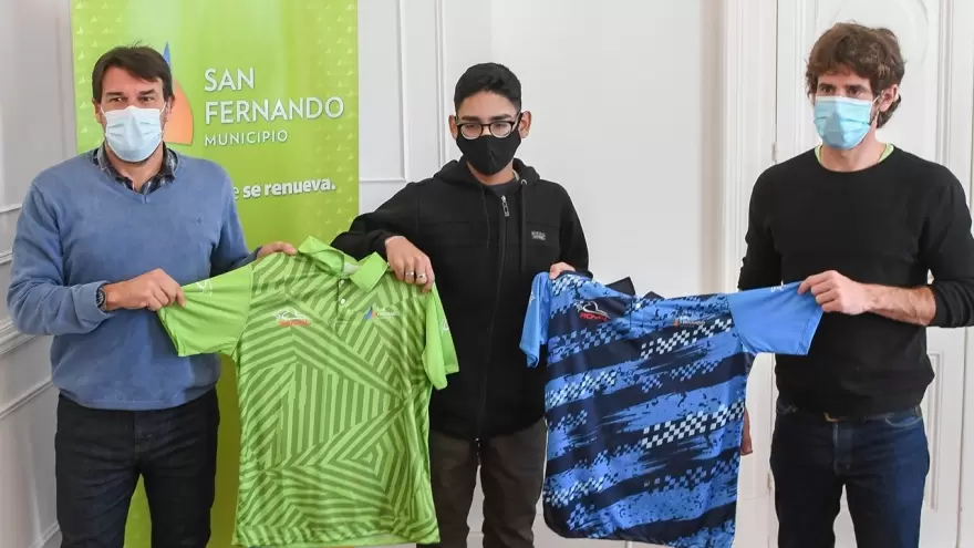 Juegos Bonaerenses: Andreotti recibió a los tenistas que representarán a San Fernando