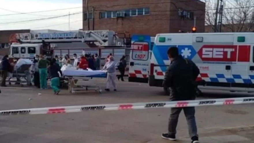 Grave incendio en un hospital de Tigre
