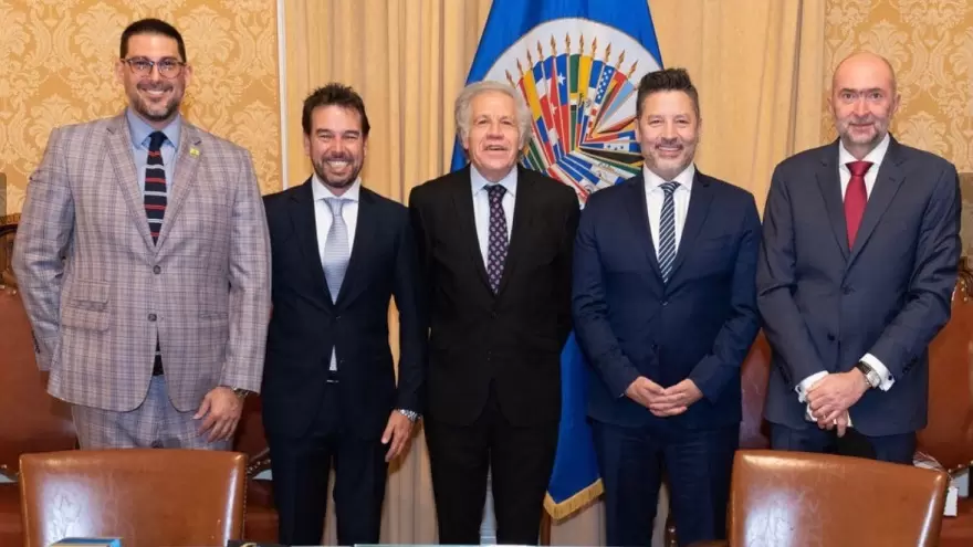 La OEA y Merlo, protagonistas de un histórico acuerdo