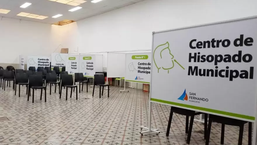 San Fernando sumó un nuevo Centro de Hisopado en “Cáritas Aránzazu”