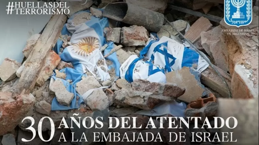 “Huellas del terrorismo”: A 30 años del atentado a la embajada de Israel