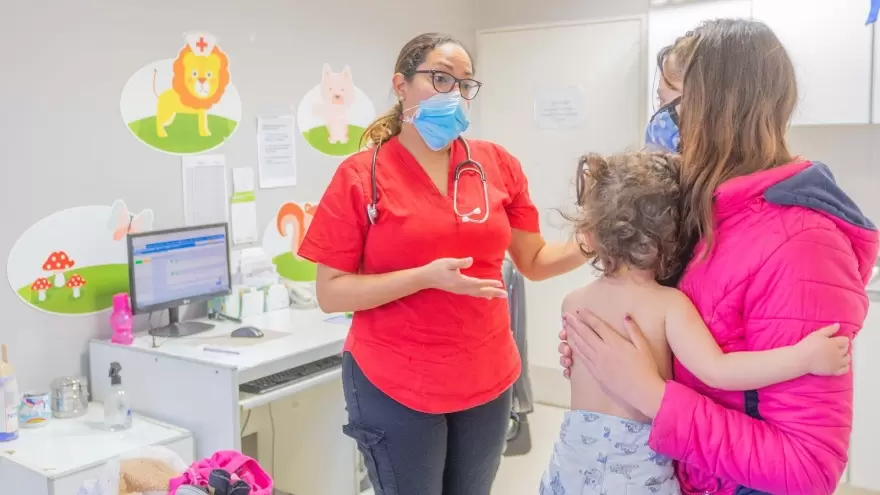 San Fernando atiende las infecciones respiratorias IRAB en sus centros de salud