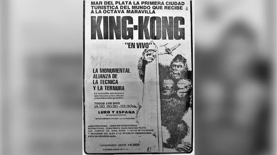 La vez que King Kong se perdió en Mar del Plata