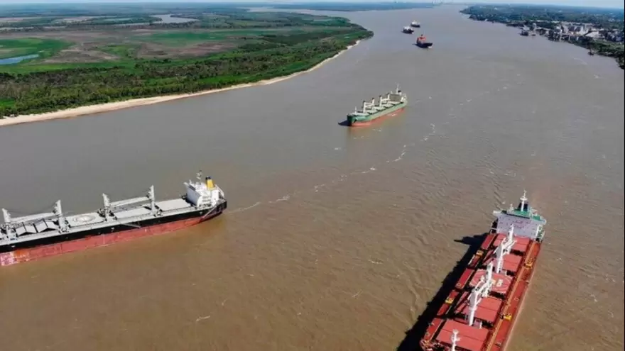 Piden nacionalizar la vía navegable Paraná-Paraguay: “Enfrente están las grandes exportadoras”