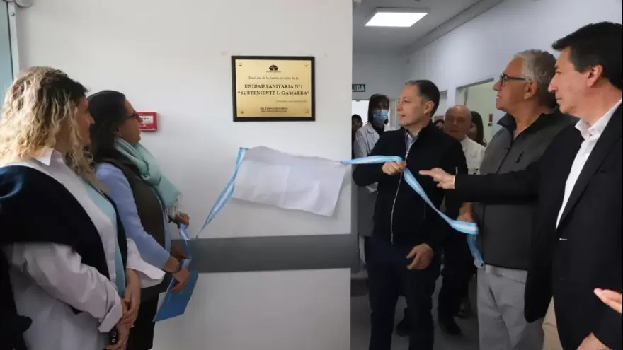 Fernando Gray inauguró las obras de ampliación de la Unidad Sanitaria de Luis Guillón