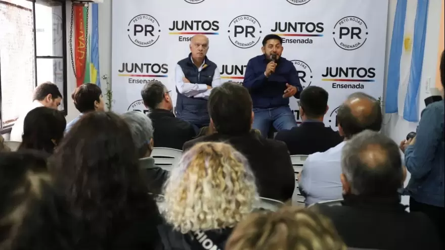 Junto a Néstor Grindetti, “Peto” Rojas inauguró nuevo local en Ensenada