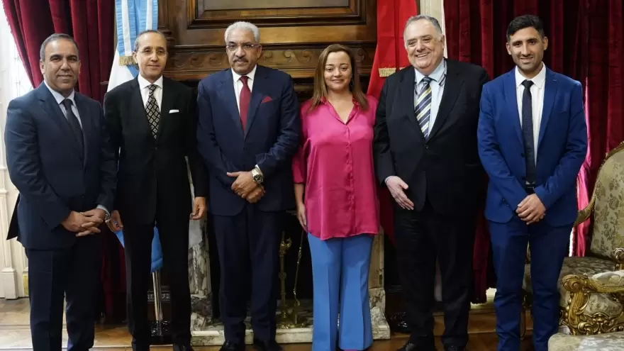 Cecilia Moreau recibió en Diputados al vicepresidente de la Cámara de Representantes de Marruecos