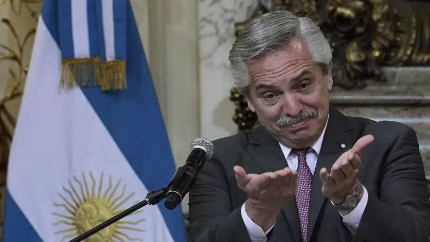 Tres de cada cuatro argentinos desaprueban la gestión del presidente Alberto Fernández