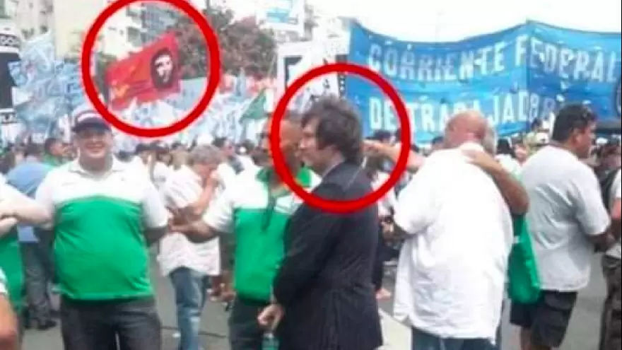El día que Javier Milei marchó junto a Moyano y la izquierda en contra del gobierno de Macri
