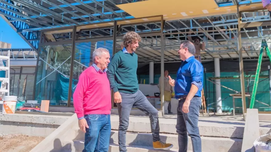 San Fernando: Andreotti visitó las obras de renovación y ampliación del Hospital Provincial Cordero