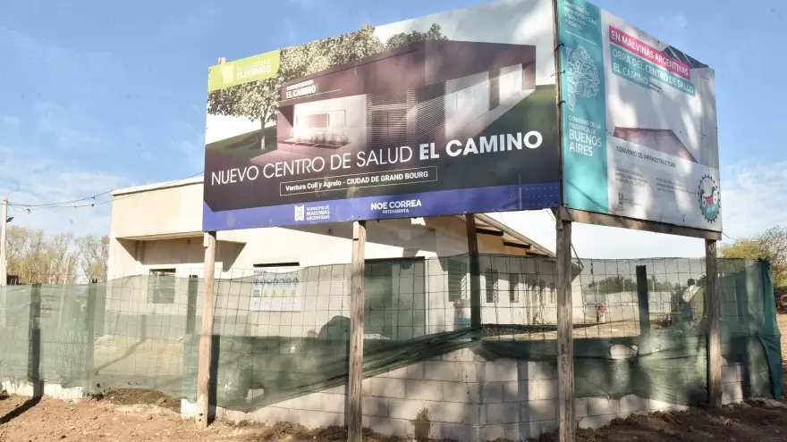 Noe Correa supervisó el avance de obra del nuevo Centro de Salud “El Camino”, de la ciudad de Grand Bourg