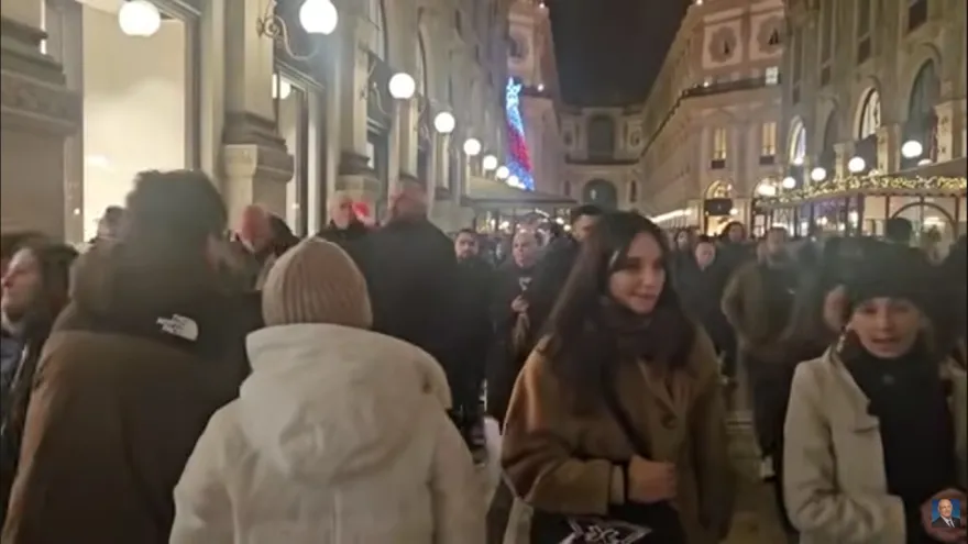 Santiago Cúneo aseguró desde Milán que en Europa no hay pandemia ni uso de barbijos