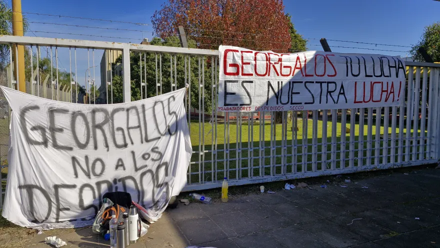 Reforma laboral y despidos en Georgalos: “Estamos peleando por ese derecho a huelga que nos quieren sacar”