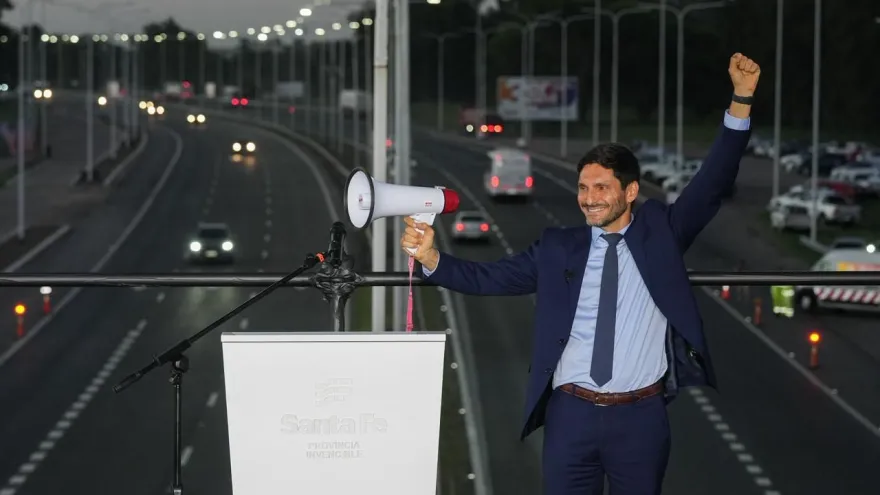 Maximiliano Pullaro inauguró el tercer carril de la Autopista Rosario–Santa Fe