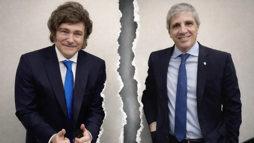 Javier Milei versus Luis Caputo: Crisis, inflación y tensión