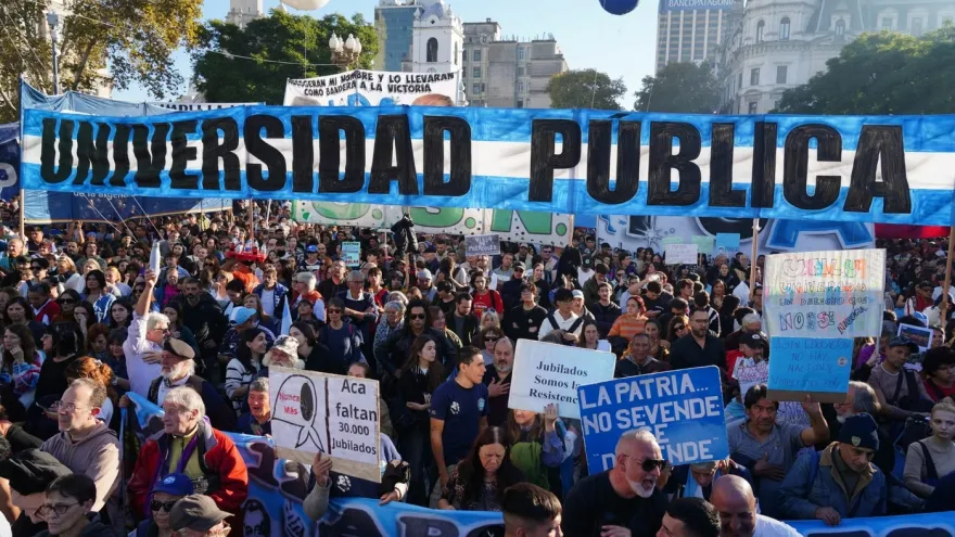 Quinta marcha federal universitaria: “Hay muchas ganas de rebelarnos y estar en la calle”
