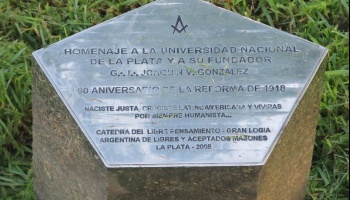 La UNLP y su estrecho vínculo con la masonería