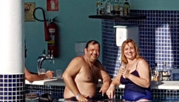 Nelson Marino, titular de Gobierno, se tomó un descanso en el Caribe