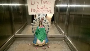 Universidad de Luján: A modo de protesta, alumnos profanaron la estatua de la virgen