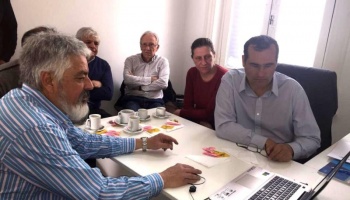 Vecinos se reunieron con Escudero e insisten con el proyecto de soterramiento para el tren Roca