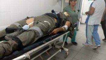 Un obrero con riesgo de vida por la inoperancia del cocinero Martiniano Molina