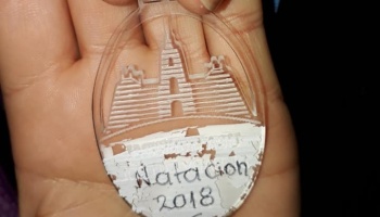 Bahía Blanca: La municipalidad entregó medallas con corrector en una competencia de chicos discapacitados