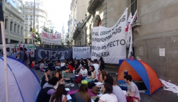 Larreta rodeó la Legislatura de vallas por un acampe estudiantil
